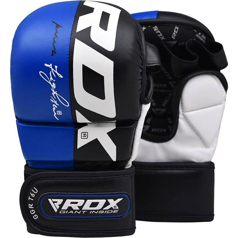 Gants de grappling RDX T6 Bleu