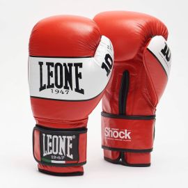 lacitesport.com - Leone 1947 Shock Gants de boxe Adulte, Couleur: Rouge, Taille: 10oz
