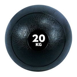 lacitesport.com - Gladiatorfit Small Ball 3kg à 30kg Balle lestée fitness, Couleur: Noir, Poids: 20kg