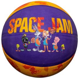 lacitesport.com - Spalding Space Jam Tune Squad Ballon de basket, Couleur: Violet, Taille: 7