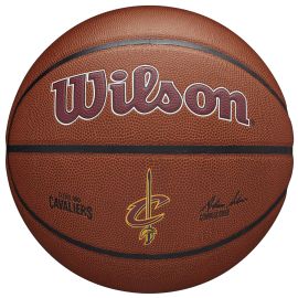 lacitesport.com - Wilson Team Alliance Cleveland Cavaliers Ballon de basket, Couleur: Marron, Taille: 7