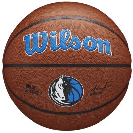 lacitesport.com - Wilson Team Alliance Dallas Mavericks Ballon de basket, Couleur: Marron, Taille: 7