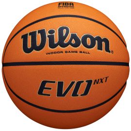 lacitesport.com - Wilson EVO NXT FIBA Game Ballon de basket, Couleur: Orange, Taille: 7