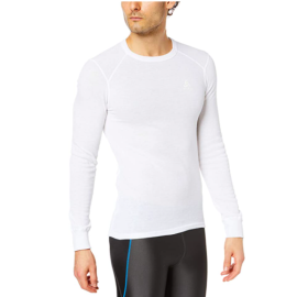 lacitesport.com - Odlo Warm Sous Pull Homme, Couleur: Blanc, Taille: XL