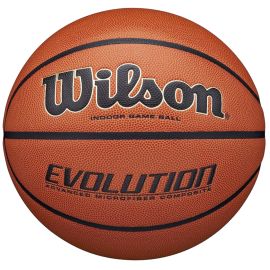 lacitesport.com - Wilson Evolution Indoor Ballon de basket, Couleur: Orange, Taille: 7
