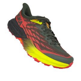 lacitesport.com - Hoka One One Speedgoat 5 Chaussures de trail Homme, Couleur: Vert, Taille: 44