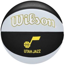 lacitesport.com - Wilson NBA Team Tribute Utah Jazz Ballon de basket, Couleur: Noir, Taille: 7