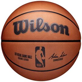 lacitesport.com - Wilson NBA Official Game Ballon de basket, Couleur: Orange, Taille: 7
