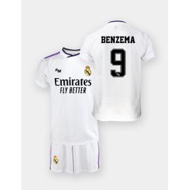 lacitesport.com - Roger's Real Madrid Ensemble Enfant Benzema Domicile 22/23, Taille: 2 ans