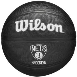 lacitesport.com - Wilson Team Tribute Brooklyn Nets Mini Ballon de basket, Couleur: Noir, Taille: 3