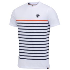 lacitesport.com - Roland Garros Collection Officielle T-shirt Homme, Couleur: Blanc, Taille: S