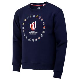 lacitesport.com - Rugby World Cup Collection Officielle Sweat Homme, Couleur: Bleu, Taille: S