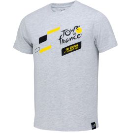 lacitesport.com - Tour de France Collection Officielle T-shirt Parcours 2023 Cyclisme Homme, Couleur: Gris, Taille: S