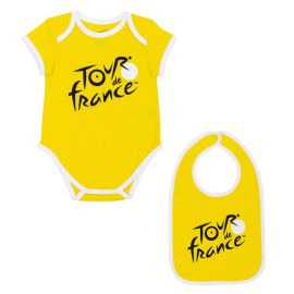 lacitesport.com - Tour de France Collection Officielle Body-bavoir Leader Cyclisme Enfant, Couleur: Jaune, Taille: 3 mois