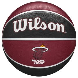 lacitesport.com - Wilson NBA Team Tribute Miami Heat Ballon de basket, Taille: T7
