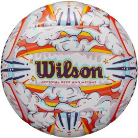lacitesport.com - Wilson Graffiti Peace Ballon de volley, Couleur: Multicolore, Taille: 5