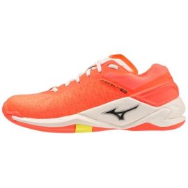 lacitesport.com - Mizuno Wave Stealth Neo Fluo Chaussures indoor Homme, Couleur: Rose, Taille: 46,5