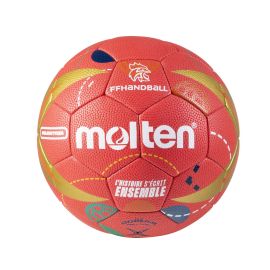 lacitesport.com - Molten FFHB HX3400 Ballon de handball, Couleur: Rouge, Taille: T3