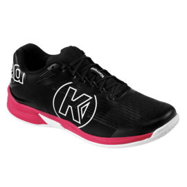 lacitesport.com - Kempa Attack Three 2.0 Chaussures indoor Homme, Couleur: Noir Rouge, Taille: 41