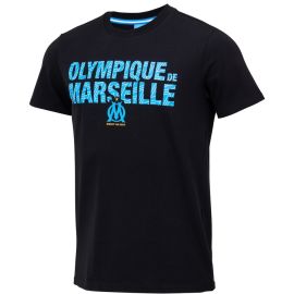 lacitesport.com - T-shirt fan OM Homme - Collection officielle Olympique de Marseille, Couleur: Noir, Taille: S