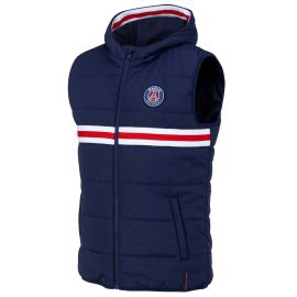lacitesport.com - Doudoune sans manche PSG Enfant - Collection officielle PARIS SAINT GERMAIN, Couleur: Bleu, Taille: 8 ans
