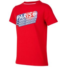 lacitesport.com - T-shirt PSG Enfant - Collection officielle PARIS SAINT GERMAIN, Couleur: Rouge, Taille: 8 ans