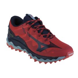 lacitesport.com - Mizuno Wave Mujin 9 Chaussures de trail Homme, Couleur: Rouge, Taille: 42