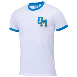 lacitesport.com - T-shirt fan blason OM Homme - Collection officielle Olympique de Marseille, Couleur: Blanc, Taille: S