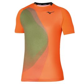 lacitesport.com - Mizuno Release Shadow Graphic T-shirt Homme, Couleur: Orange, Taille: M