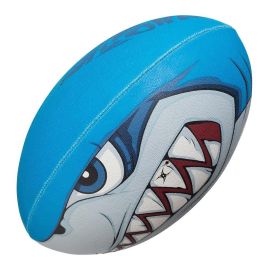 lacitesport.com - Gilbert Requin Ballon de rugby, Couleur: Blanc, Taille: T5