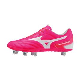lacitesport.com - Mizuno Waitangi II CL Chaussures de rugby Adulte, Couleur: Rouge, Taille: 48,5