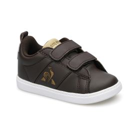 lacitesport.com - Le Coq Sportif Courtclassic Inf Baskets Basses Enfant, Couleur: Marron, Taille: 27