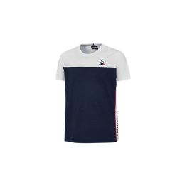 lacitesport.com - Le Coq Sportif Op 2 Tee Ss No1 T-Shirts Enfant, Couleur: Bleu, Taille: 10 ans