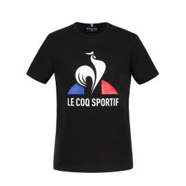 lacitesport.com - Le Coq Sportif ESS TEE N°1 T-Shirt Manches Courtes Enfant, Couleur: Noir, Taille: 12 ans