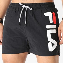 lacitesport.com - Fila Michi Beach Shorts Shorts De Bain Homme, Couleur: Noir, Taille: M
