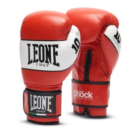 lacitesport.com - Leone 1947 Shock Gants de boxe, Couleur: Rouge, Taille: 12oz