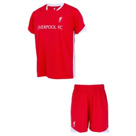 lacitesport.com - Ensemble maillot short enfant LFC Liverpool F.C. - Collection officielle - Enfant, Couleur: Rouge, Taille: 6 ans