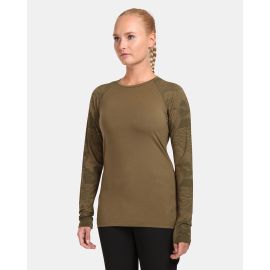 lacitesport.com - T-shirt à manches longues en laine merinos pour femme Kilpi VENDELIA-W, Couleur: Vert, Taille: 34