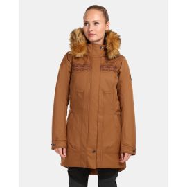 lacitesport.com - Manteau d'hiver pour femme Kilpi PERU-W, Couleur: Marron, Taille: 36