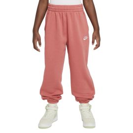 lacitesport.com - Nike Club Fleece Loose Pantalon Jogging Enfant, Couleur: Rose, Taille: L (enfant)