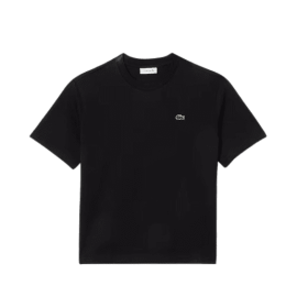 lacitesport.com - Lacoste Relaxed-Fit T-shirt Femme, Couleur: Noir, Taille: 38