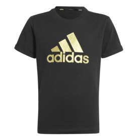 lacitesport.com - Adidas Brand Love Gold T-shirt Enfant, Couleur: Noir, Taille: 13/14 ans