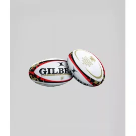 lacitesport.com - Gilbert Stade Toulousain 22 X Champions Mini Ballon de rugby, Couleur: Blanc, Taille: T1