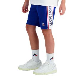 lacitesport.com - Le Coq Sportif Tricolor regular N°1 Short Enfant, Couleur: Bleu, Taille: 6 ans