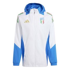 lacitesport.com - Adidas Italie Veste AW 24/25 Homme, Couleur: Blanc, Taille: S