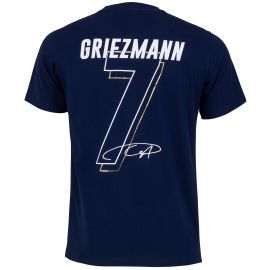 lacitesport.com - T-shirt FFF - Antoine Griezmann - Collection officielle Equipe de France de Football - Taille adulte homme, Couleur: Bleu, Taille: S