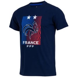 lacitesport.com - T-shirt FFF - Collection officielle Equipe de France de Football - Taille enfant garçon, Couleur: Bleu, Taille: 4 ans