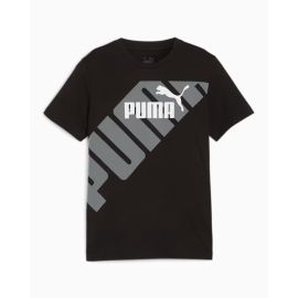 lacitesport.com - Puma Power T-shirt Enfant, Couleur: Noir, Taille: 8 ans (EU128)