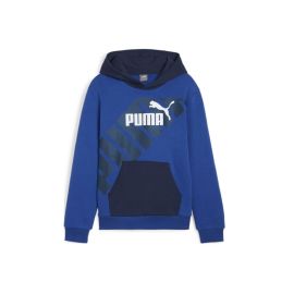 lacitesport.com - Puma Power Sweat à capuche Enfant, Couleur: Bleu, Taille: 8 ans (EU128)