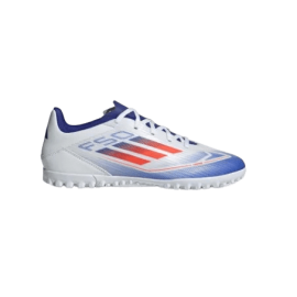 lacitesport.com - Adidas F50 Club TF Chaussures de foot Adulte, Couleur: Blanc, Taille: 40